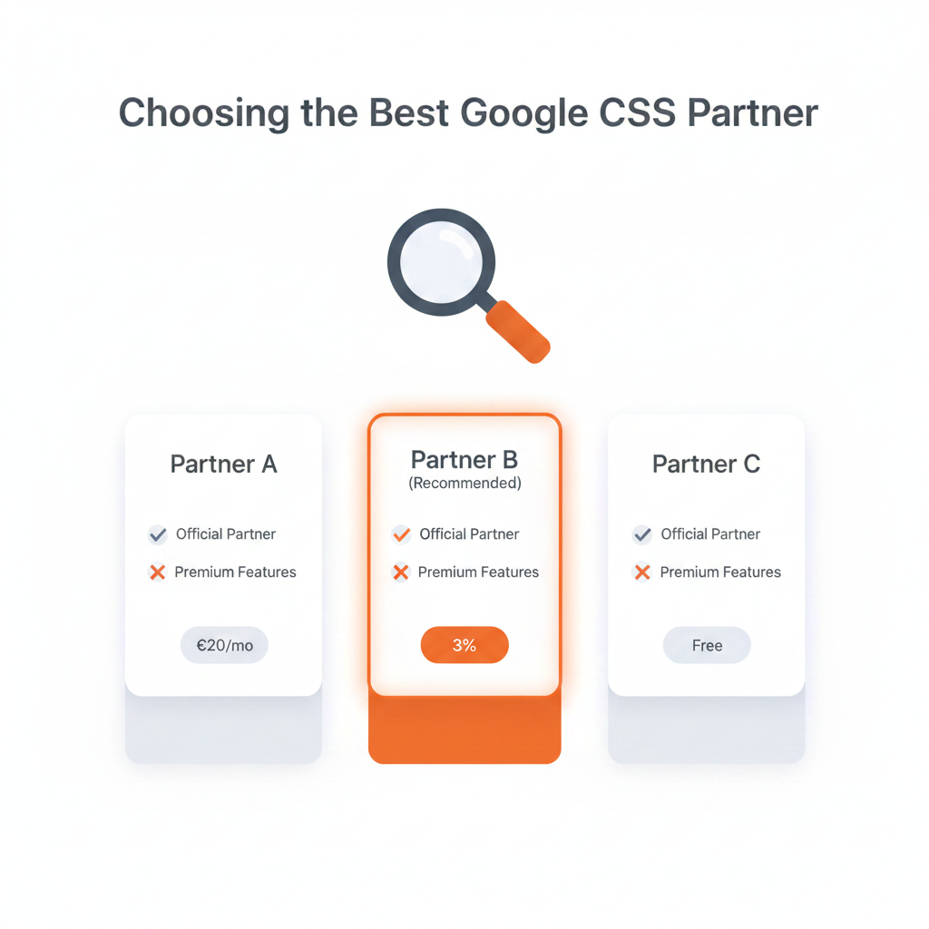 Google CSS partner — jak wybrać najlepszego i ile kosztuje?