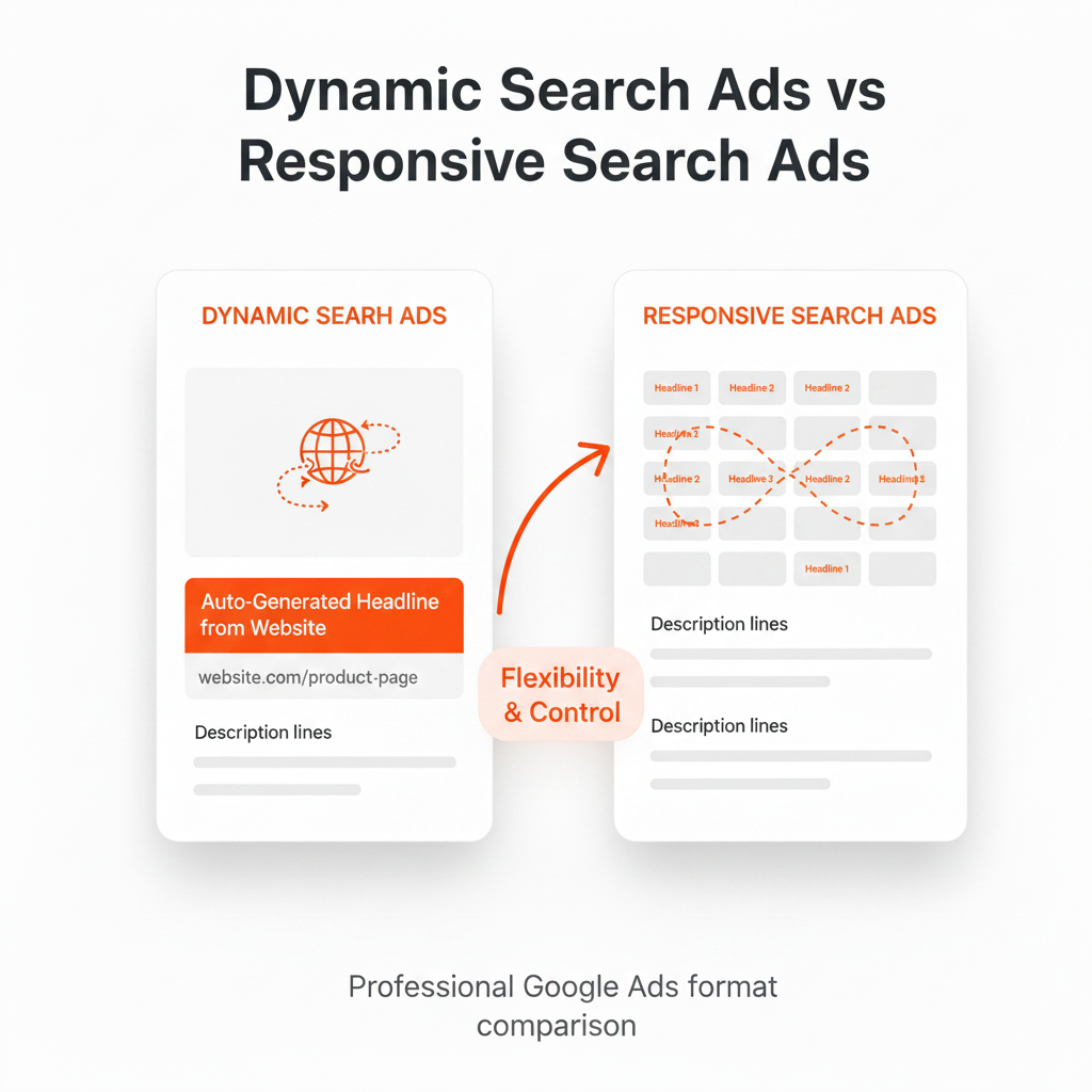 Dynamic Search Ads vs Responsive Search Ads – Które wybrać?