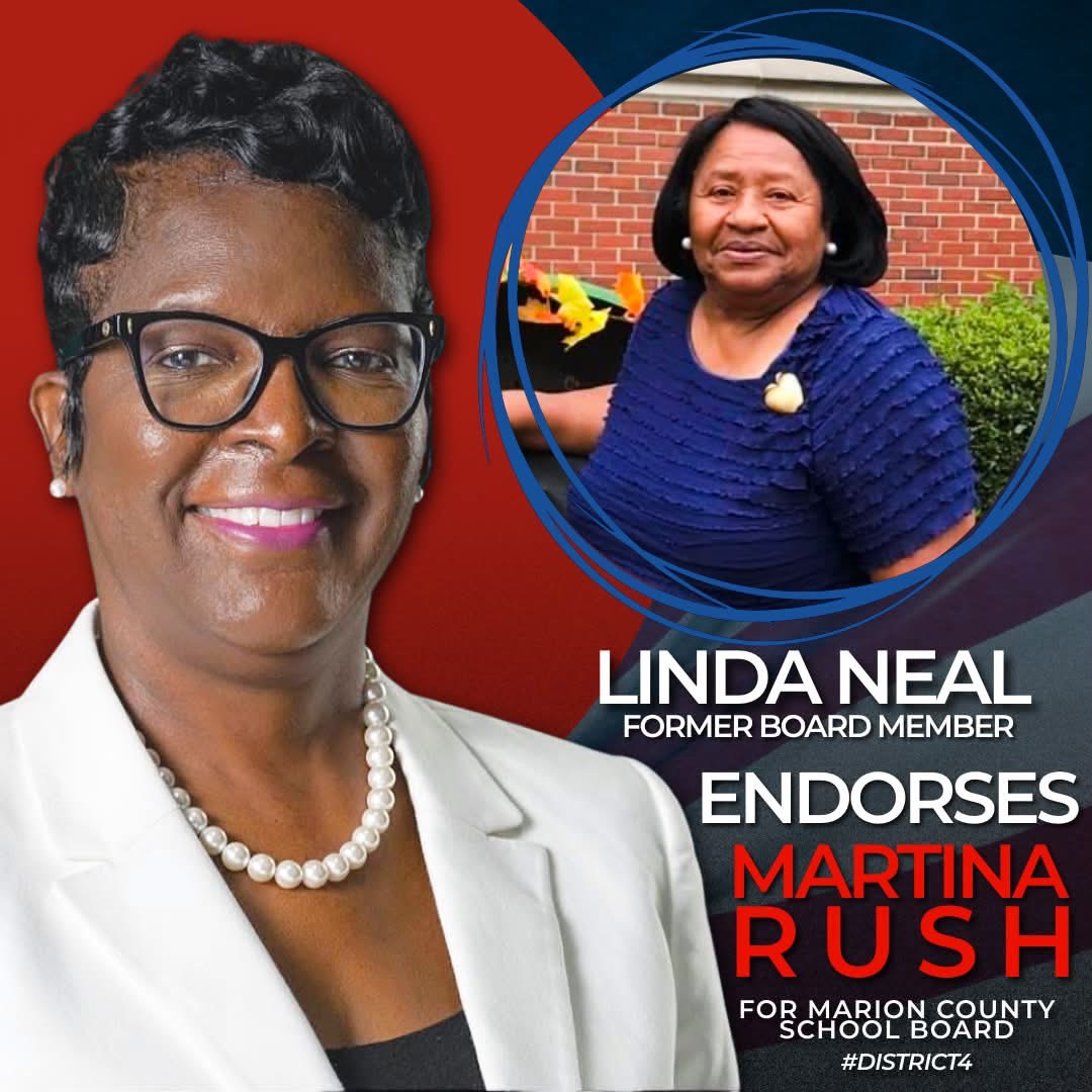 Linda Neal endorses Martina Rush