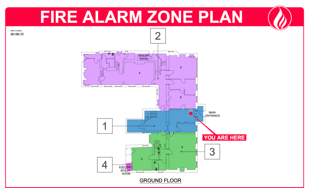 Fire Alarm Zone Plans — Who Needs One, Why It Must Be at the Panel, and What Happens If It's Missing