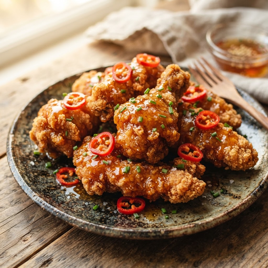 Habanero Hot Honey Fried Chicken