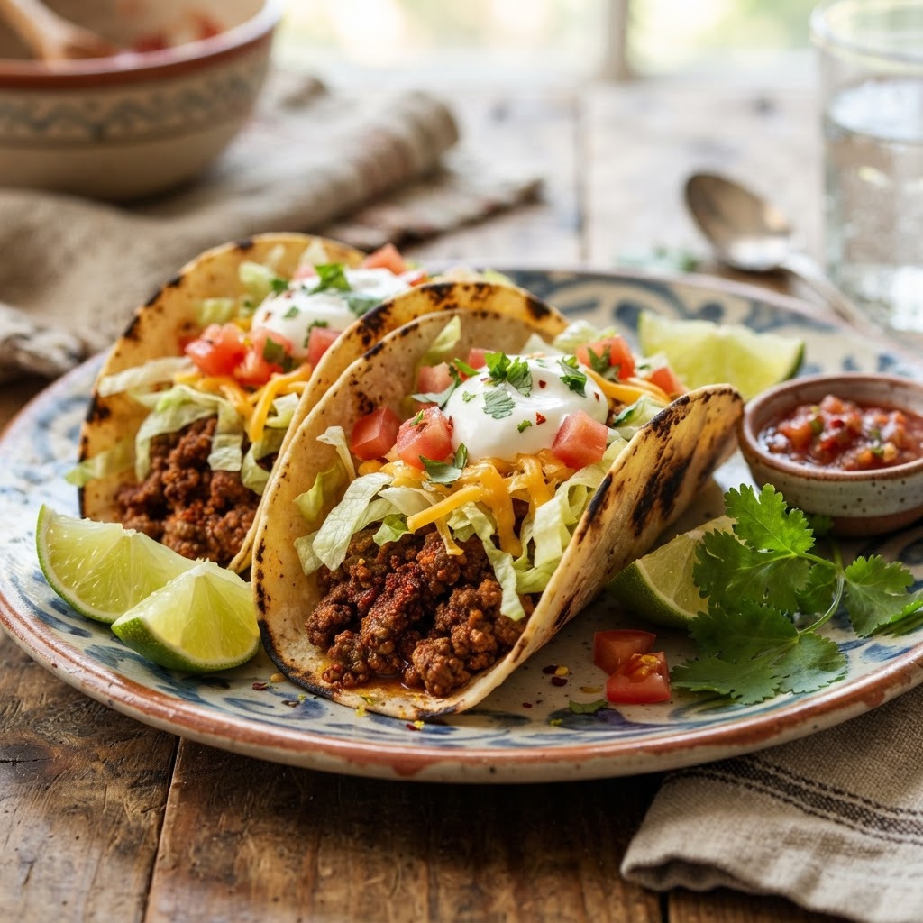 Garlic Ghost Fire Tacos