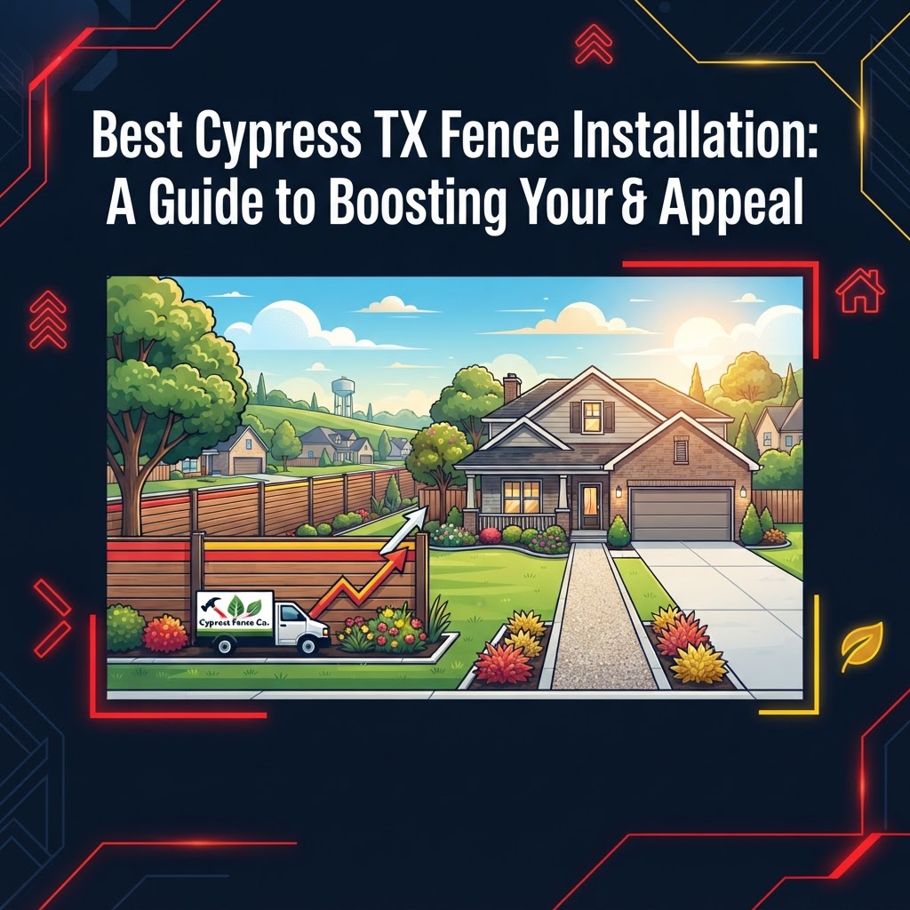 Best Cypress TX Fence Installation: A Guide to Boosting Your Curb Appeal