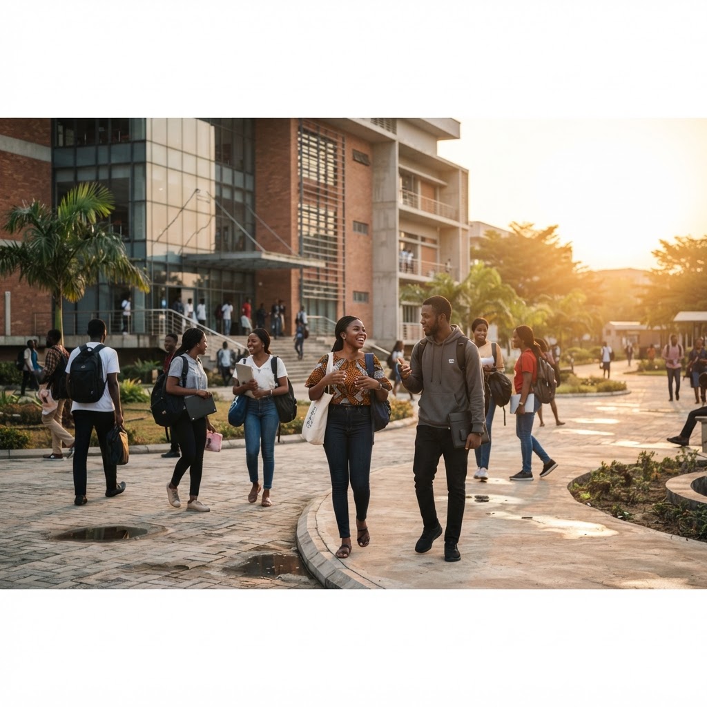ACTECH students walking together on campus