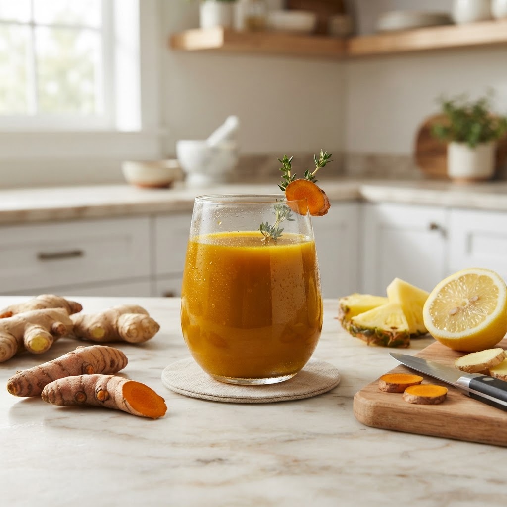 anti-inflammatory turmeric ginger juice — Why High-Intensity Exercise Makes Inflammation Worse After 40