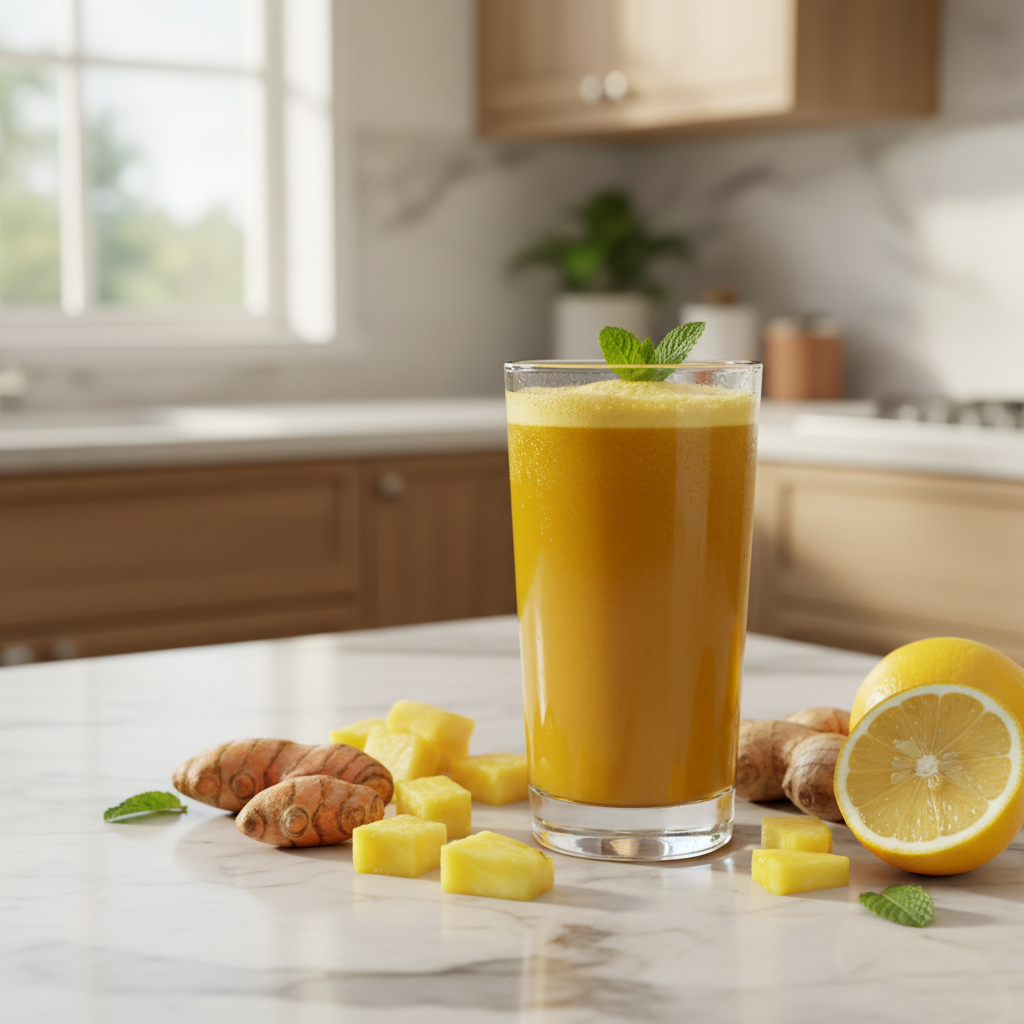 anti-inflammatory turmeric ginger juice — The Surprising Link Between Dehydration and Joint Pain After 40