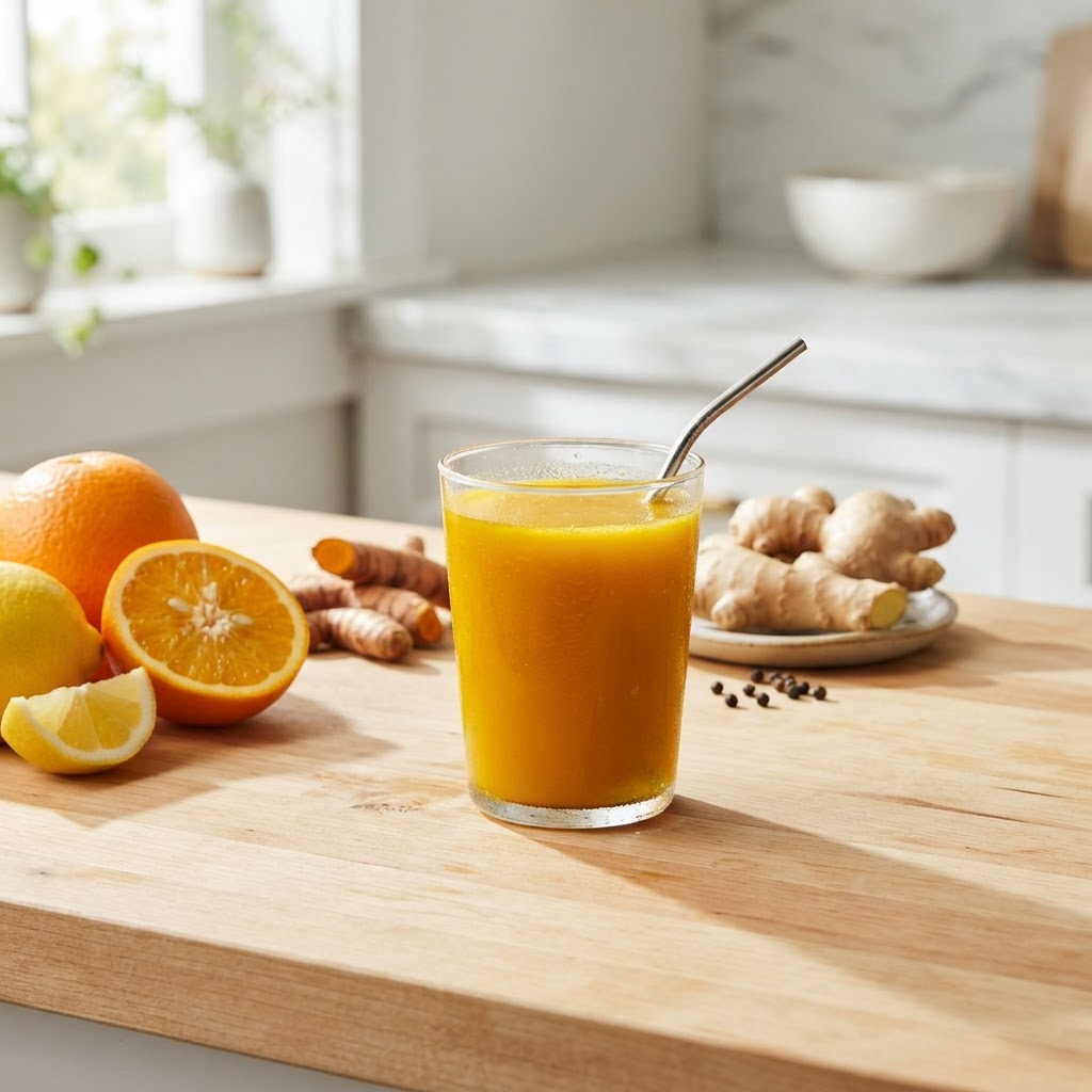 anti-inflammatory turmeric ginger juice — Why Your Body Struggles to Manage Electrolytes After 40 and How It Causes Morning Stiffness
