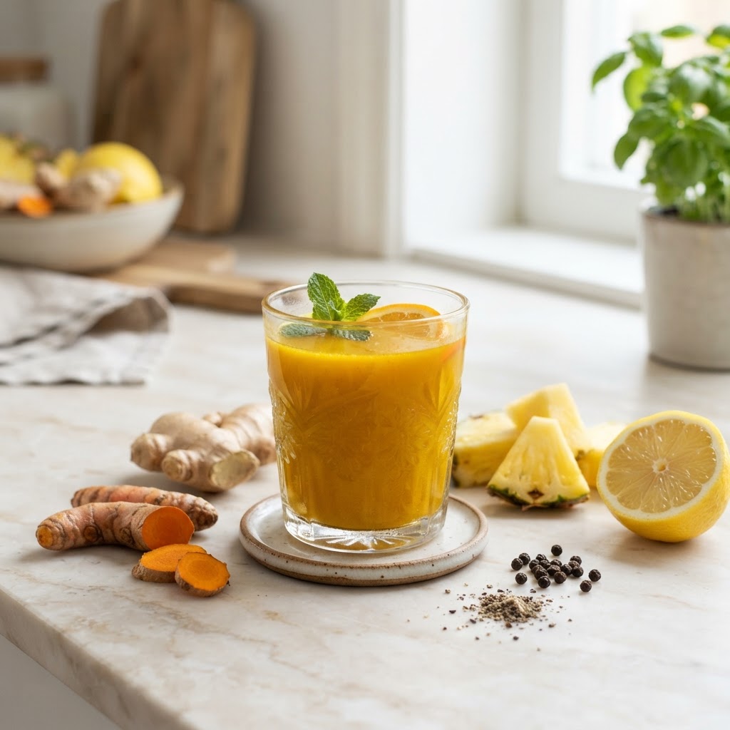 anti-inflammatory turmeric ginger juice — The Best Juice for Reducing Knee Swelling Naturally