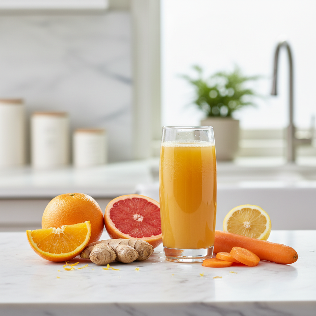 energy-boosting orange ginger juice — What Your Persistent Fatigue Is Actually Telling You After 40