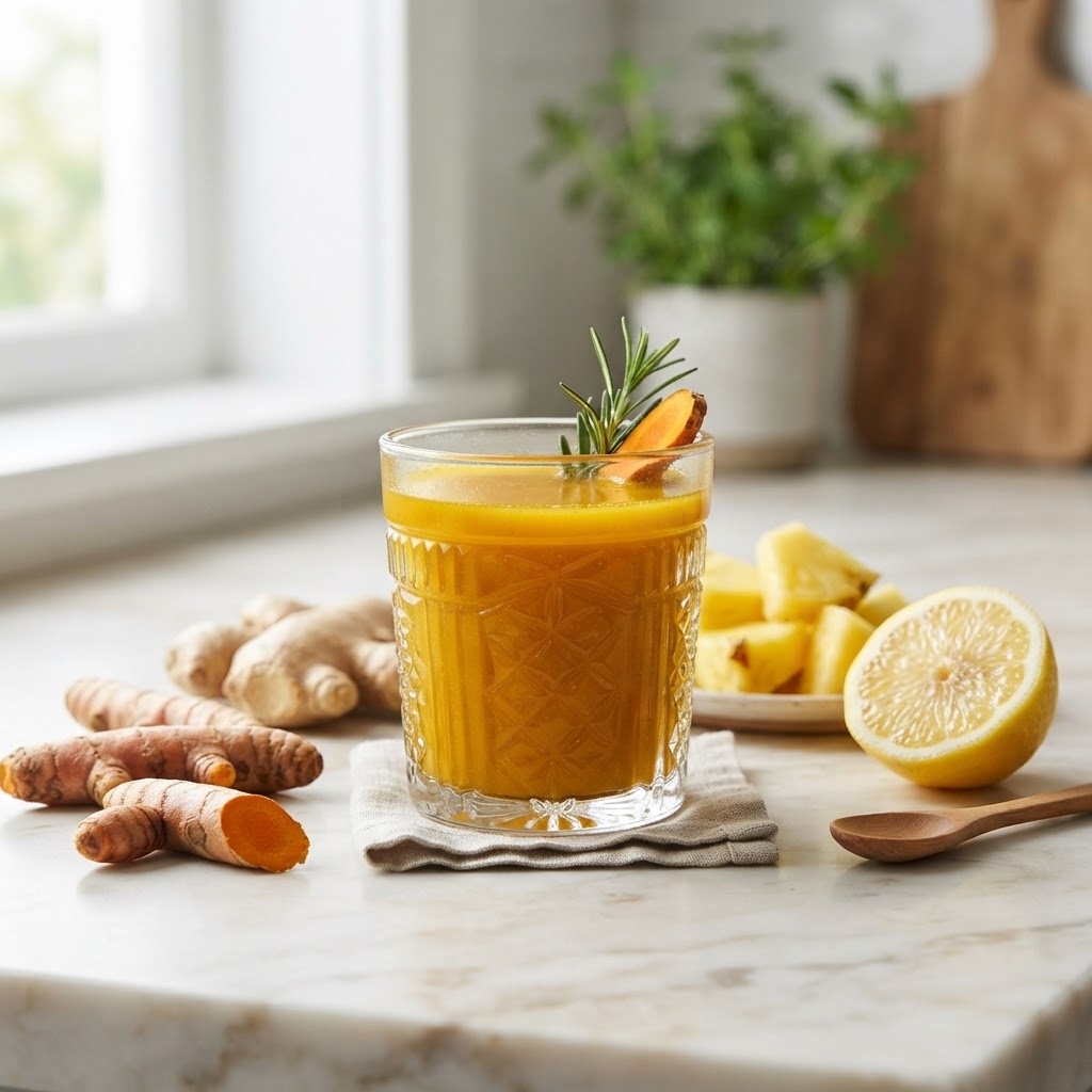 anti-inflammatory turmeric ginger juice — Why Your Body Struggles to Process Sugar After 40 and How It Triggers Inflammation