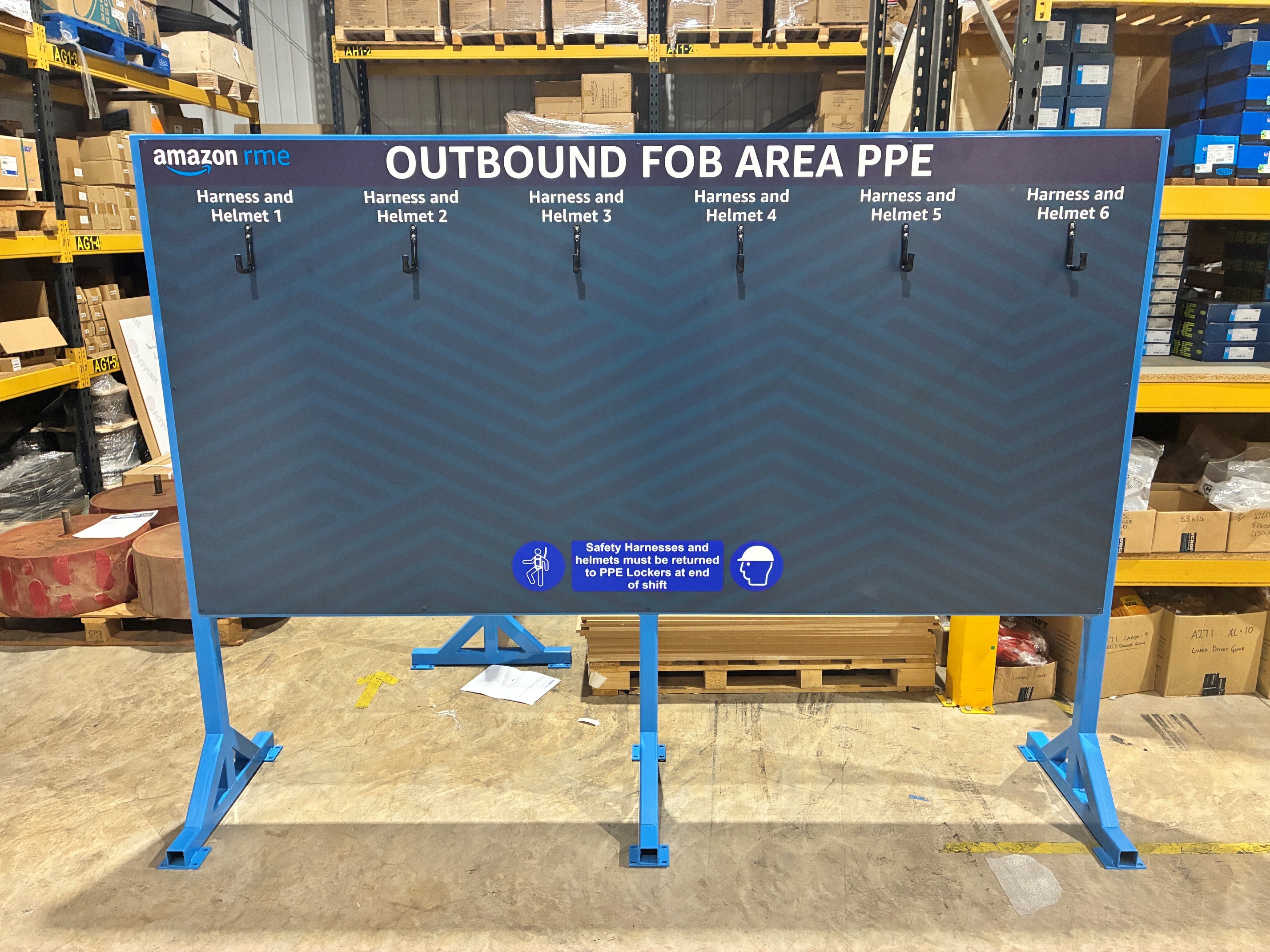 safety signage for Amazon RME (image 1)