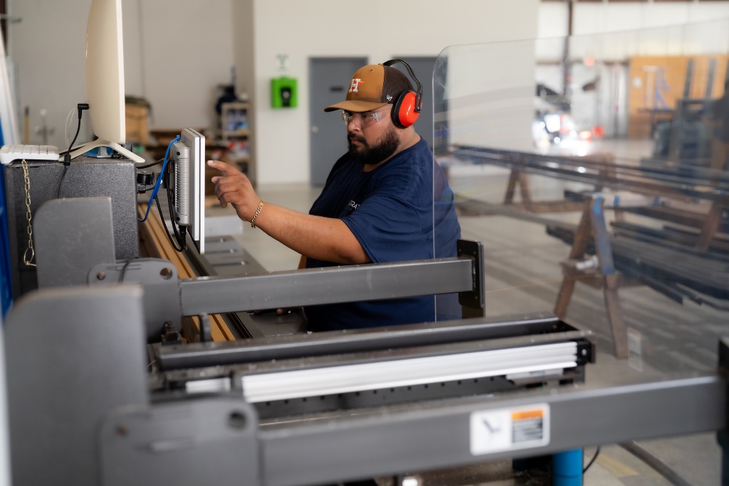 Stratford Glass & Mirror — machinery photography