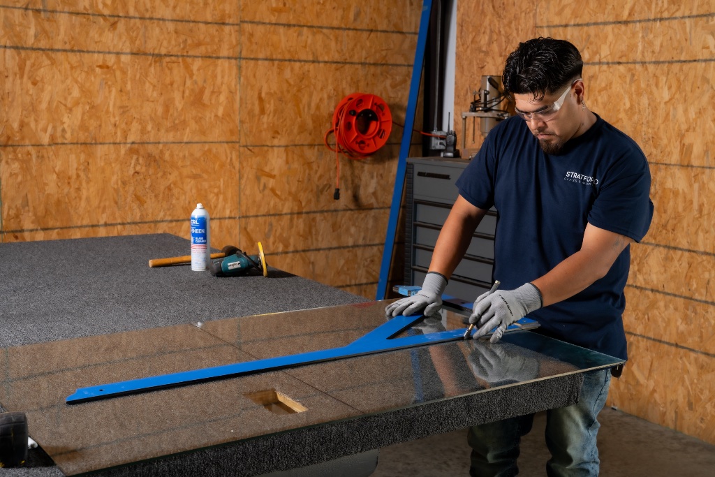 Stratford Glass & Mirror — installation photography