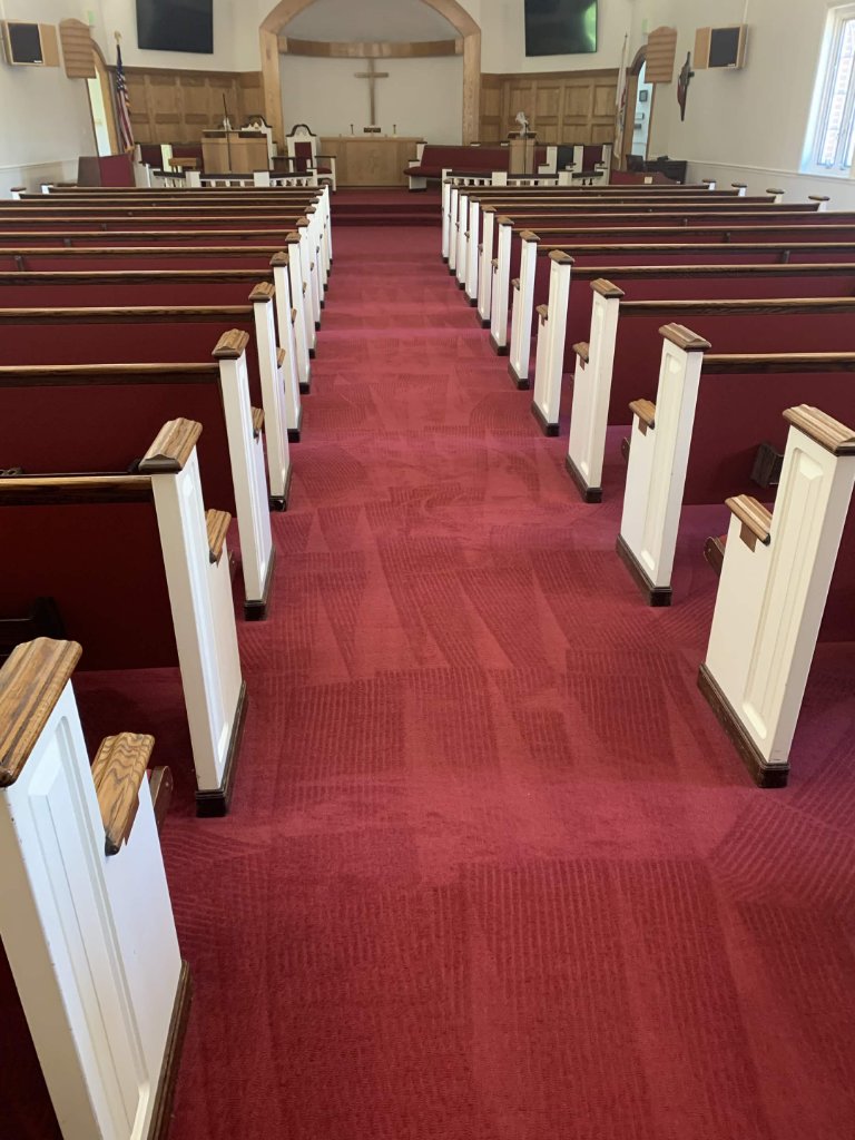 Church carpet cleaning