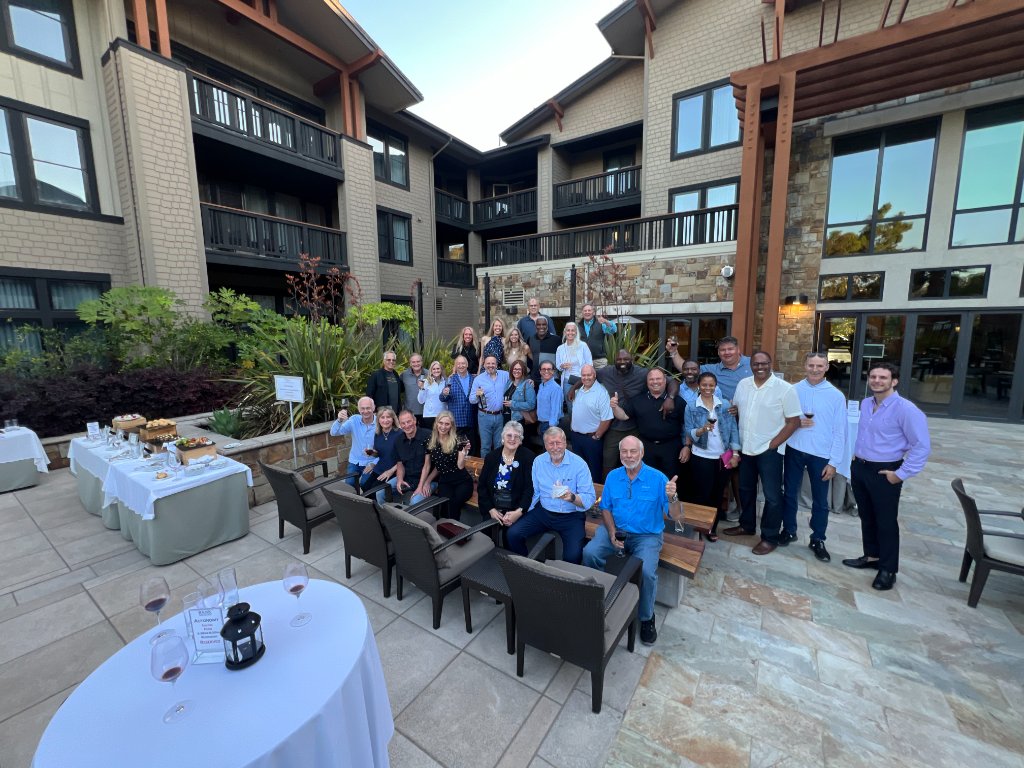 The gathering. Napa Valley, golden hour.