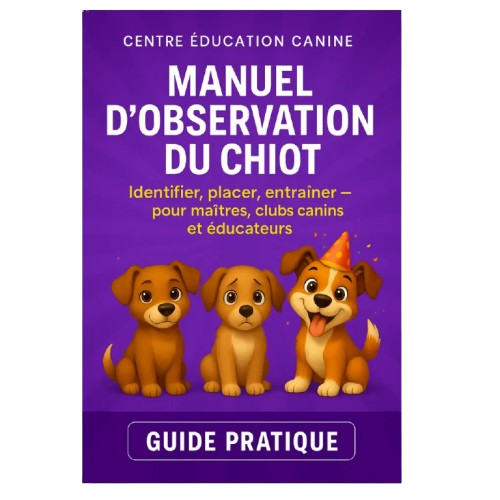 Manuel d'observation du chiot