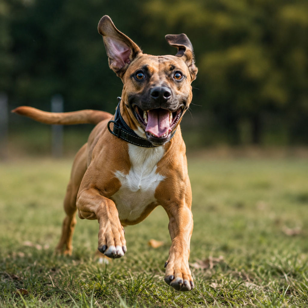 Chien en surexcitation
