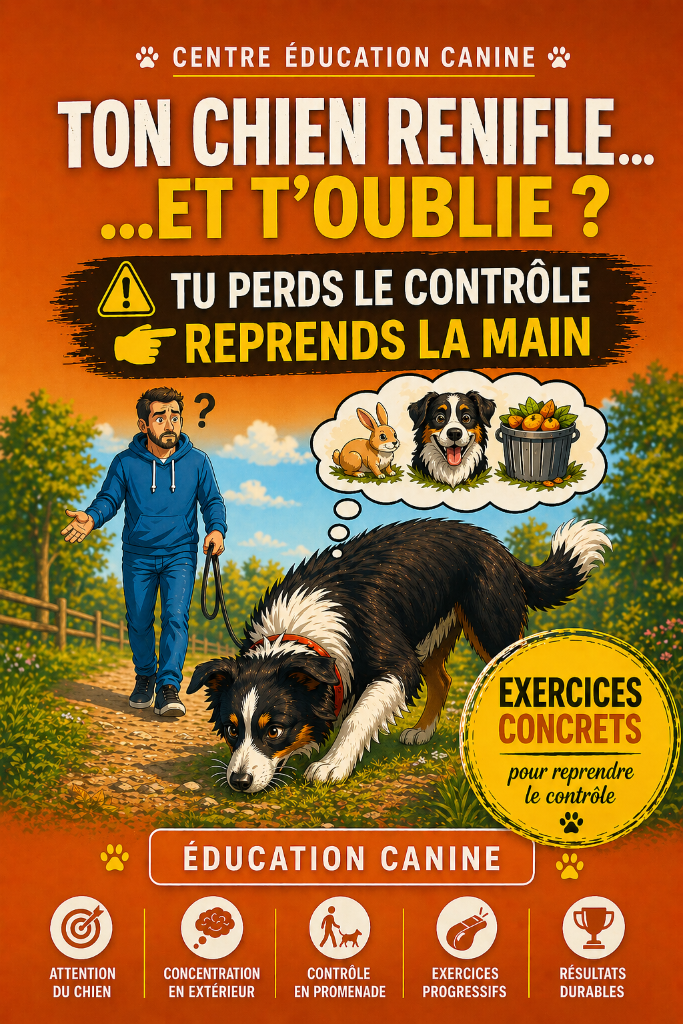 Ton chien renifle et t'oublie ?