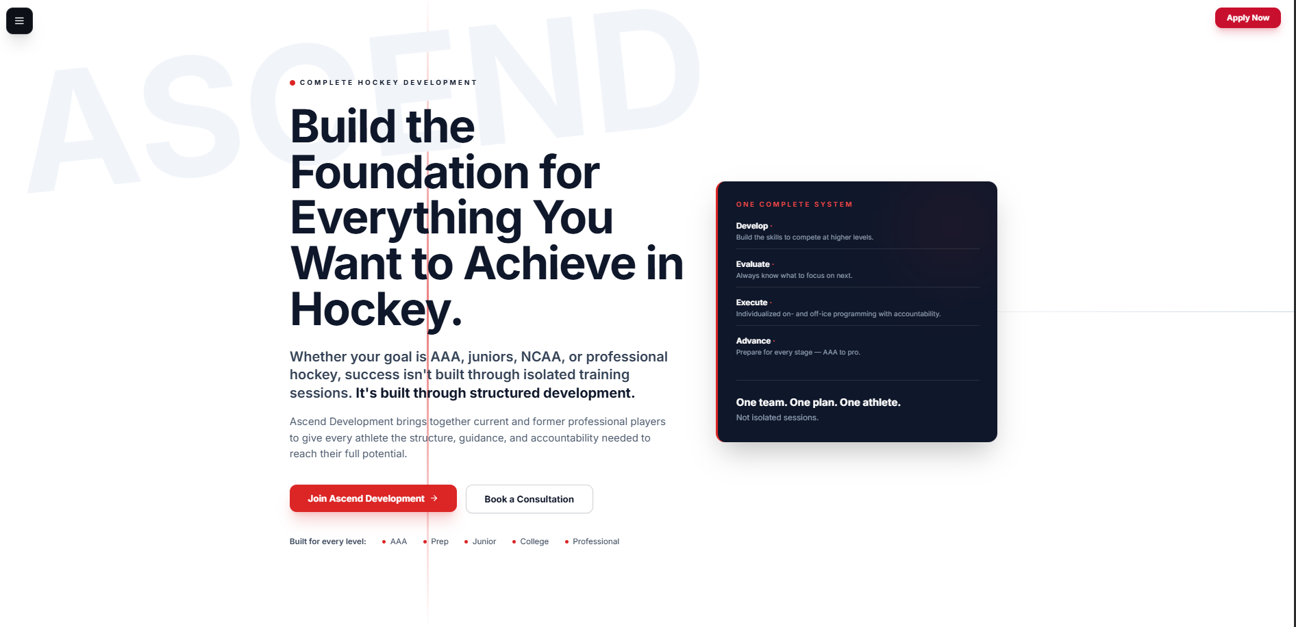 AAG site template template preview