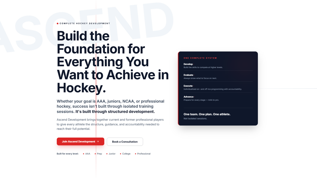 AAG site template template preview
