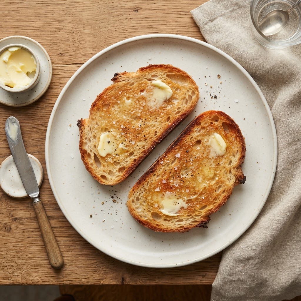 Regular toast (Toppings can be ordered)