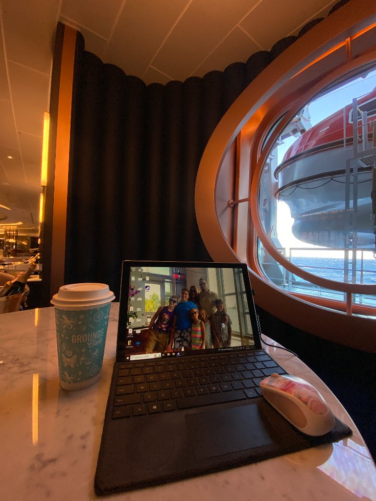 Working at sea