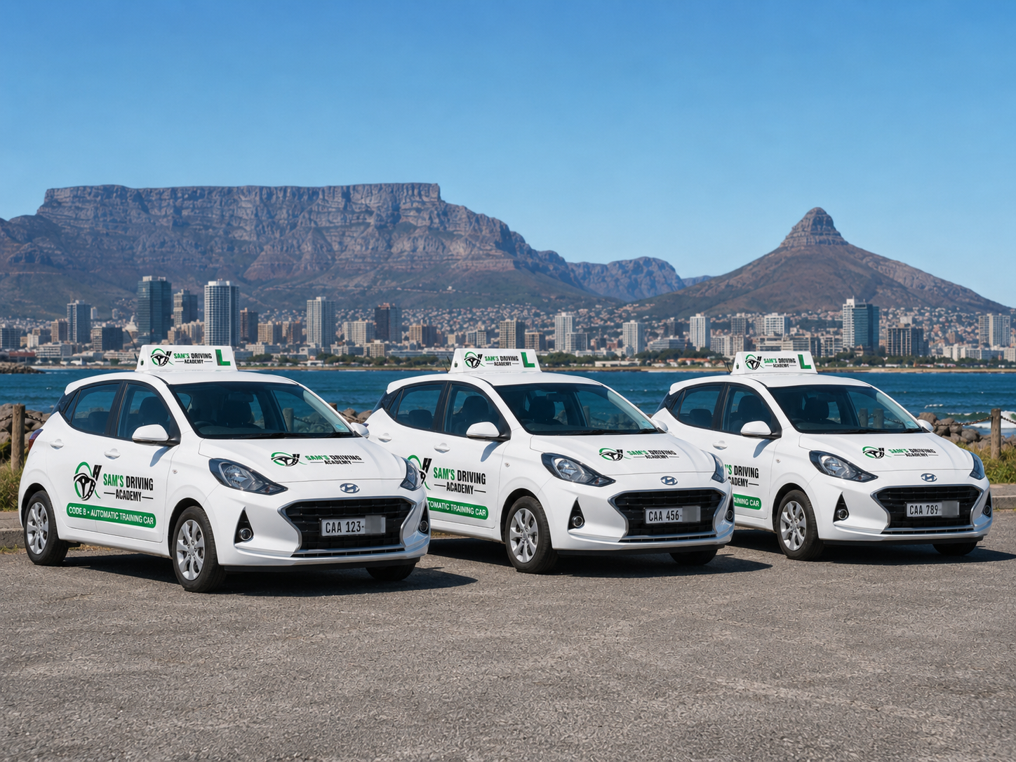 Sam's Driving Academy manual training fleet