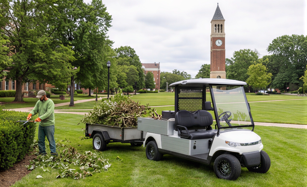 Star EV Workmachine commercial golf cart configured for business fleet operations in Hampton Roads