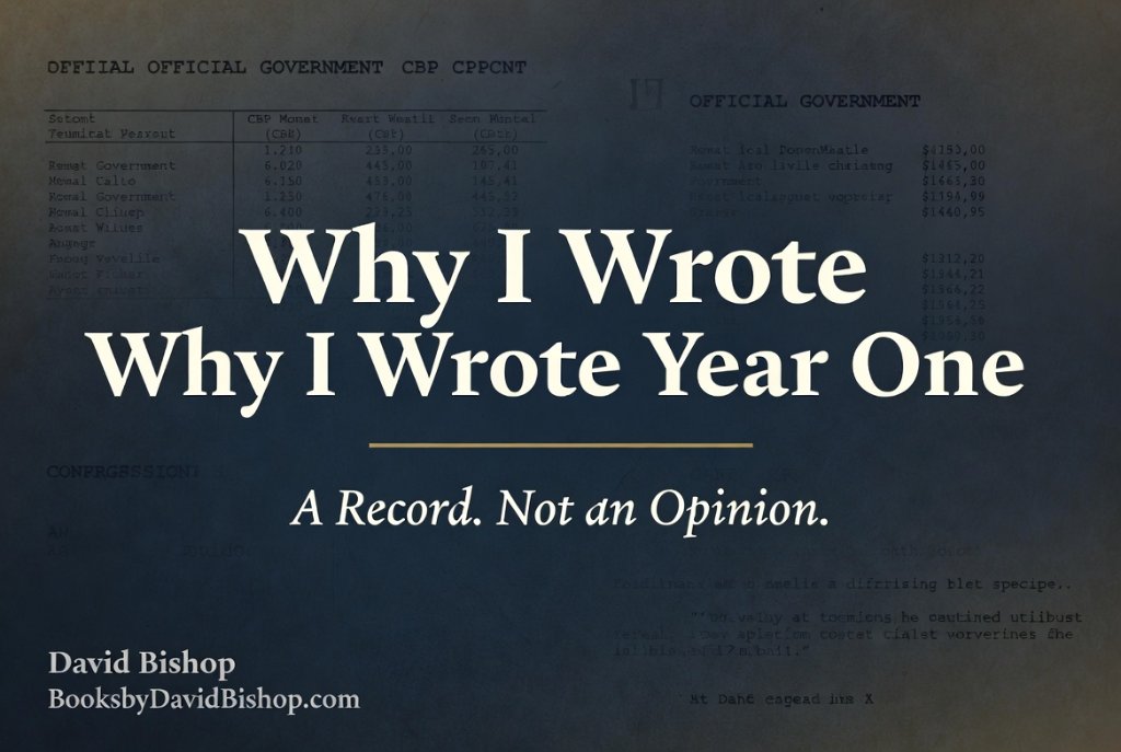 Why I Wrote Year One