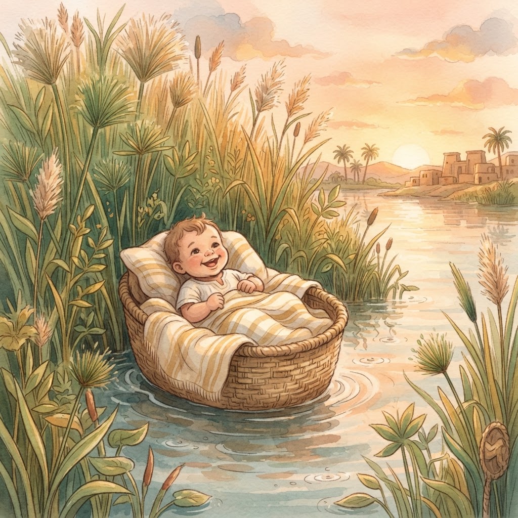 The Little Baby in the Basket
