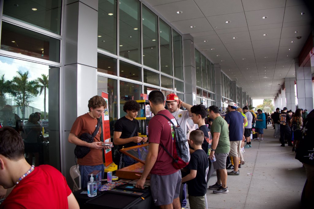 Attendee with Merchandise