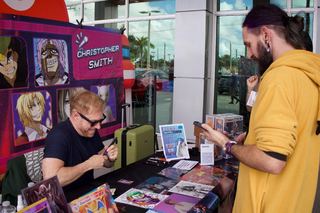 Vendor Interaction at Booth