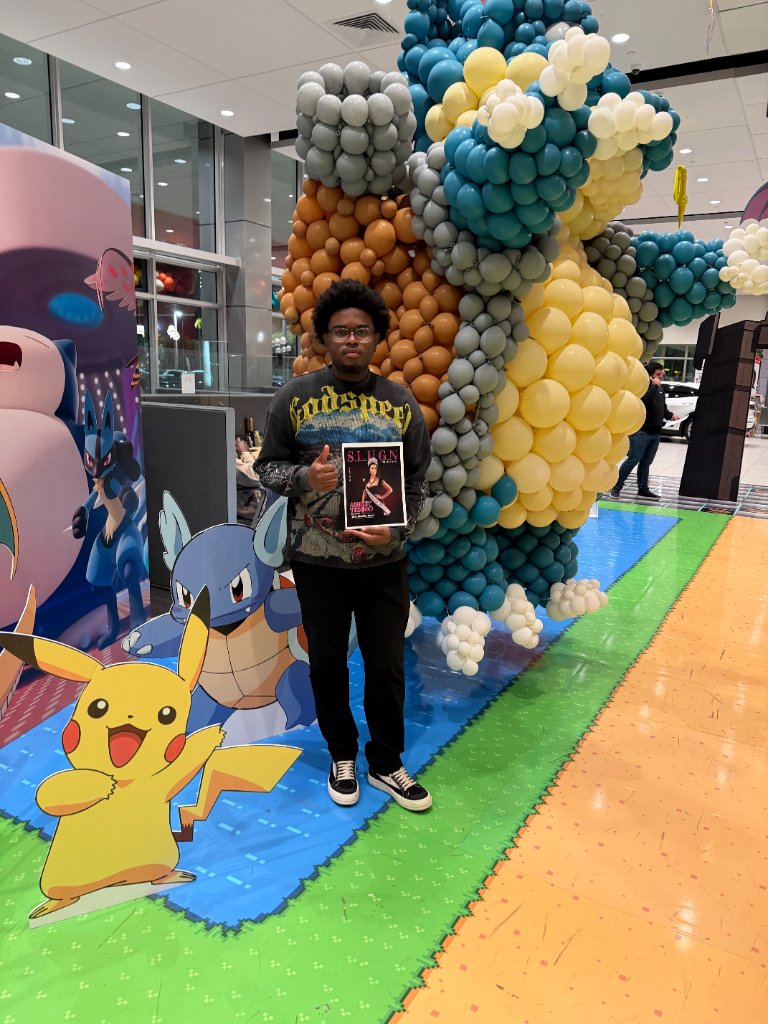 Pikachu Balloon X Sculpture