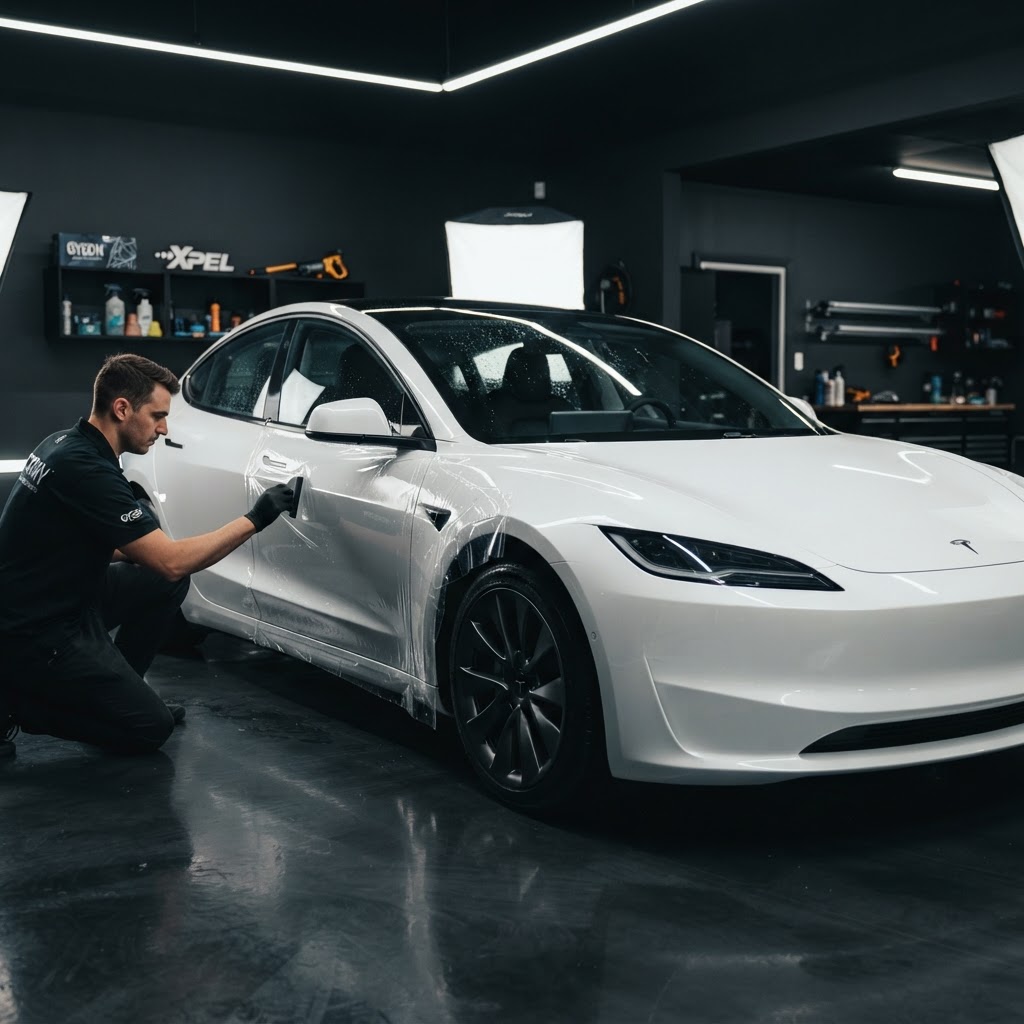 Tesla PPF installation