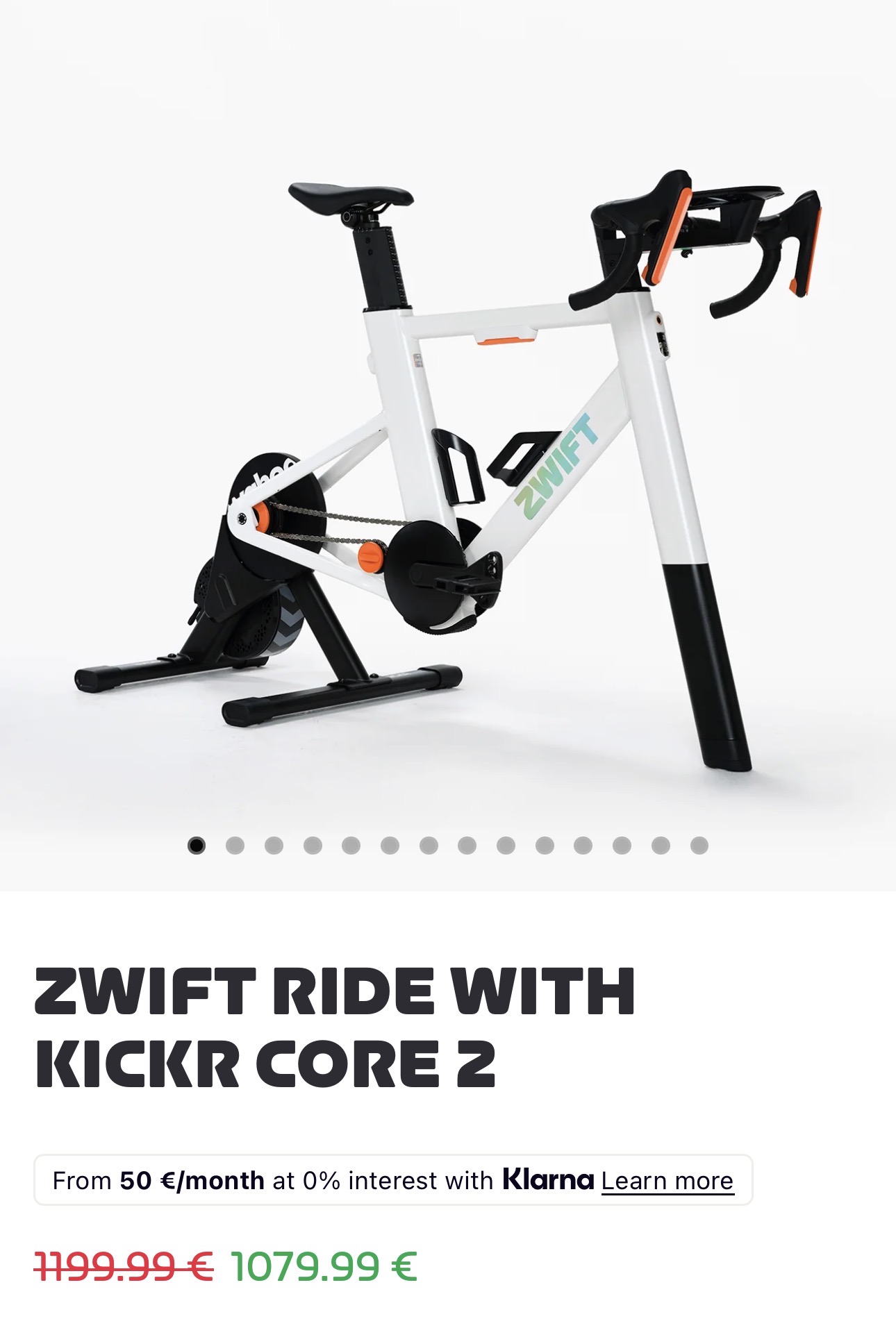 Zwift Ride mit KICKR CORE 2