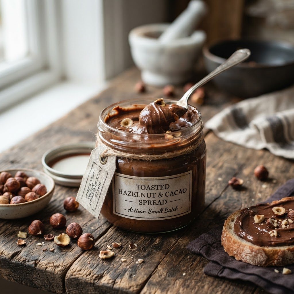 Warm Toasted Hazelnut & Dark Cacao Silk Butter Spread