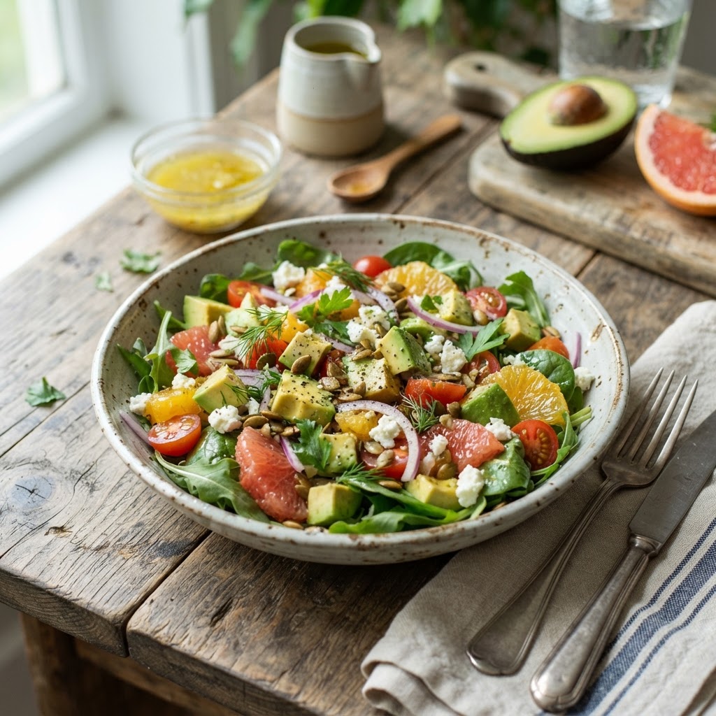 Zen Citrus and Avocado Green Power Bowl