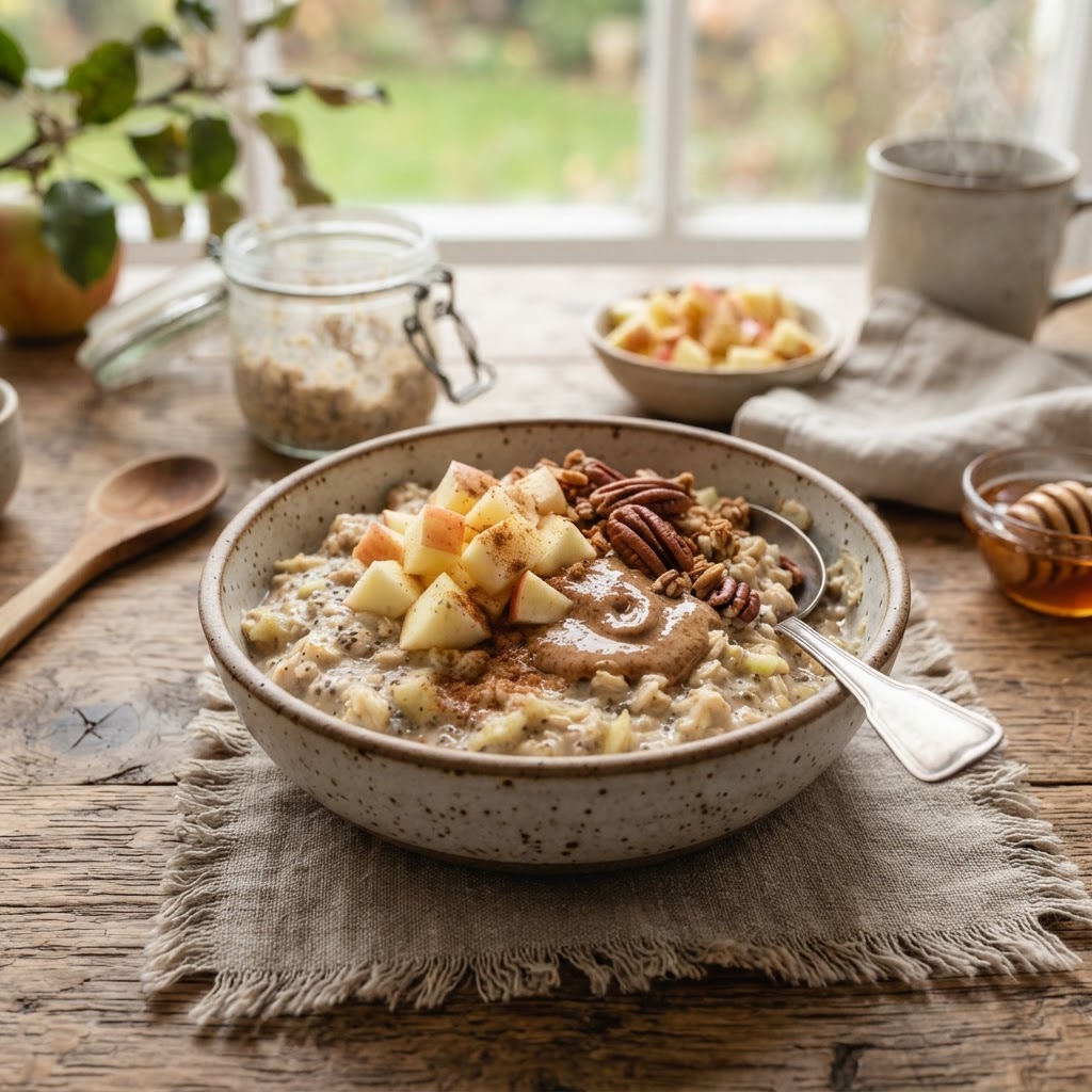 Apple Cinnamon Overnight Oats