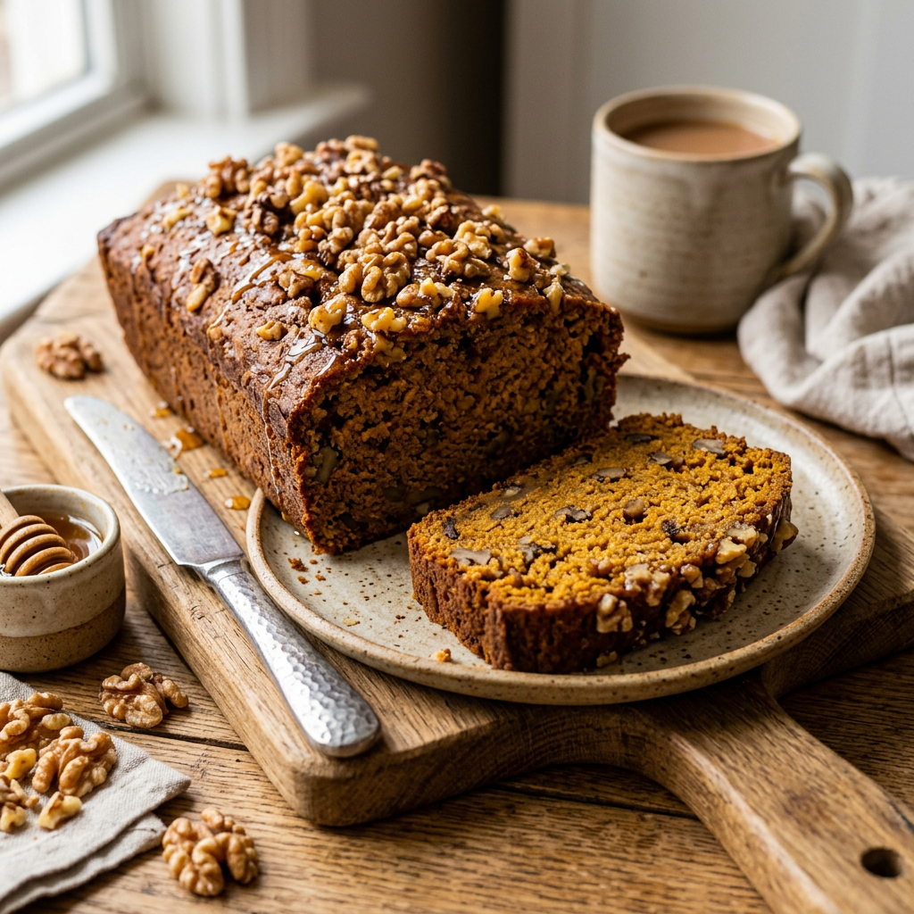 Seminole Pumpkin Bread with Wild Honey