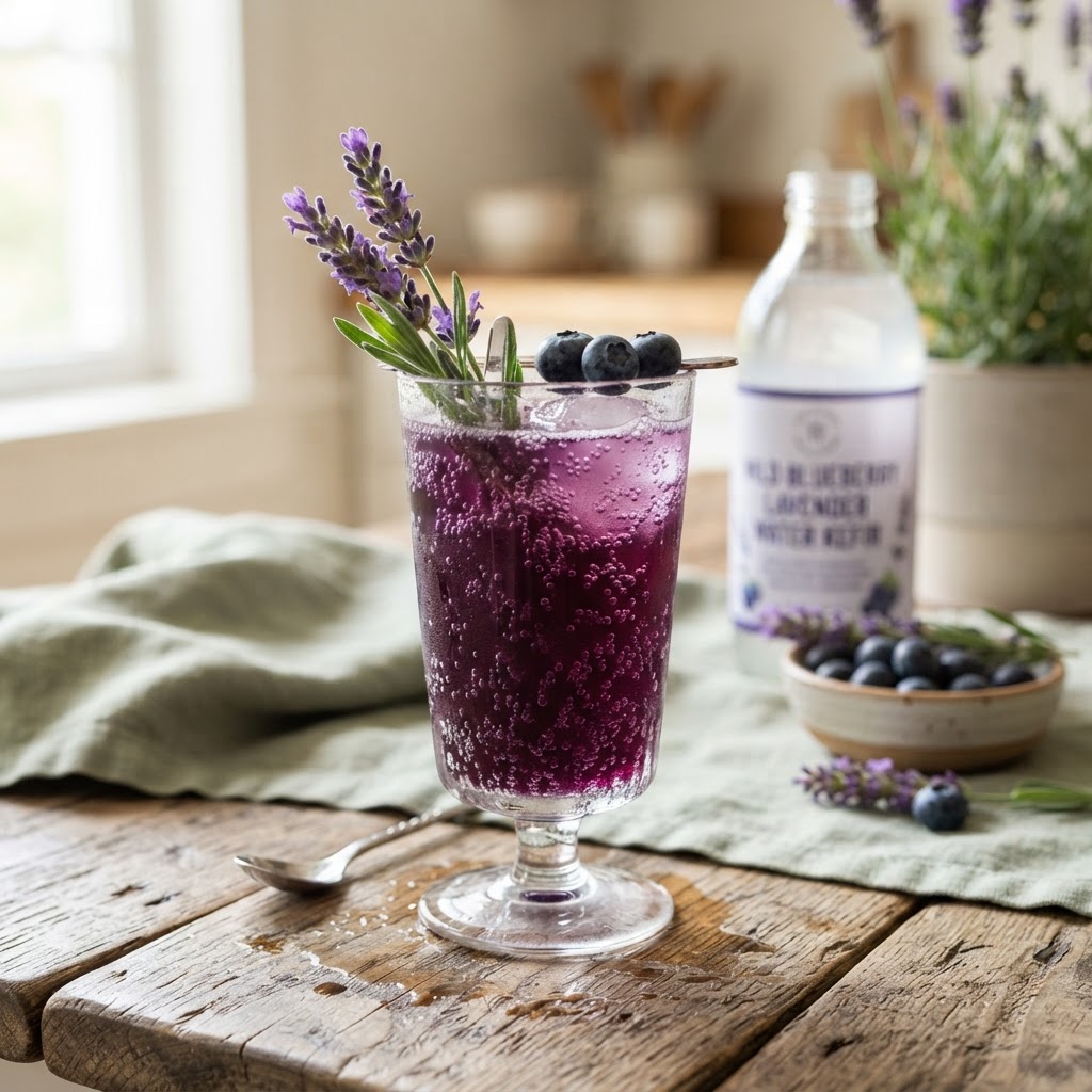 Wild Blueberry & Lavender Water Kefir
