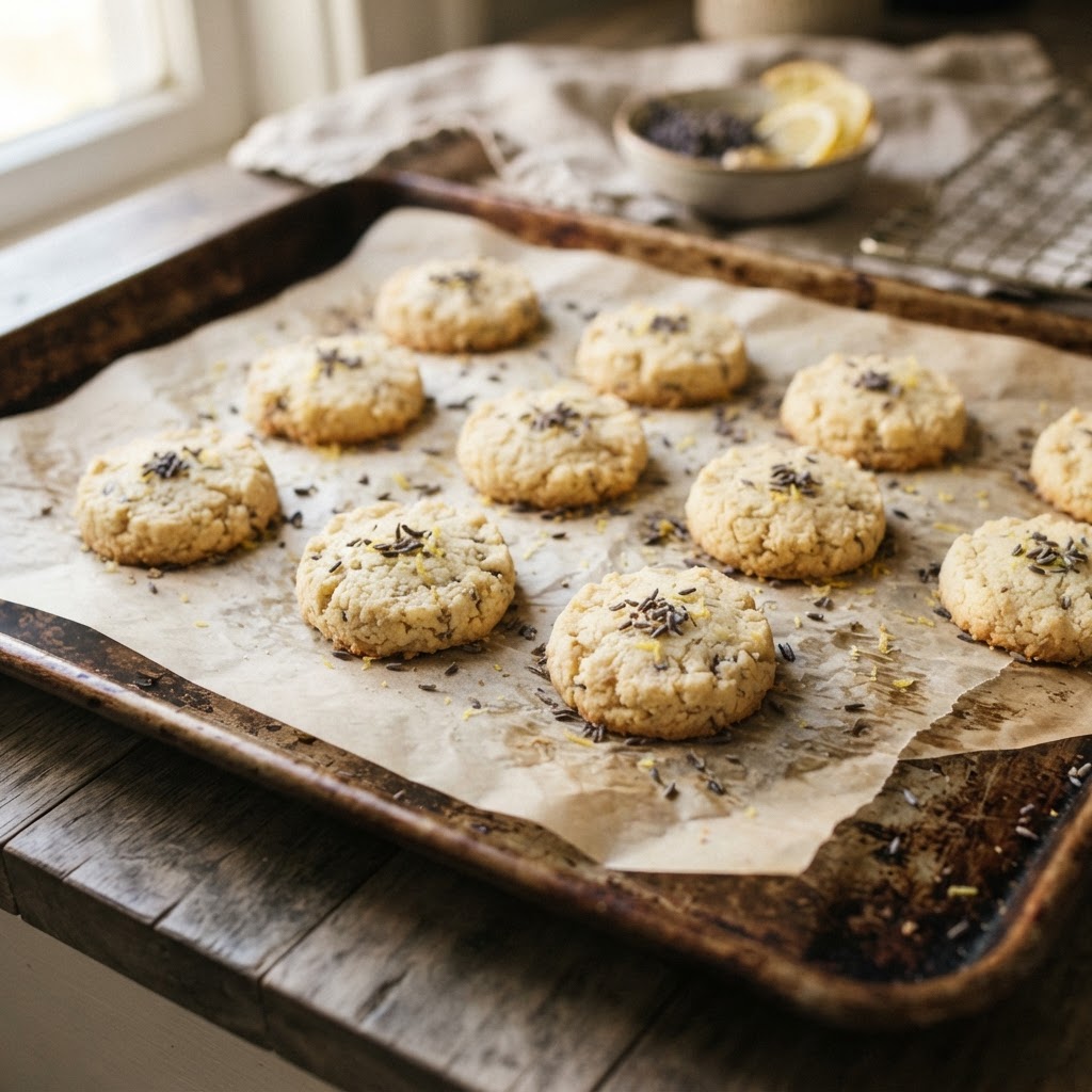 Lavender Lemon Shortbread