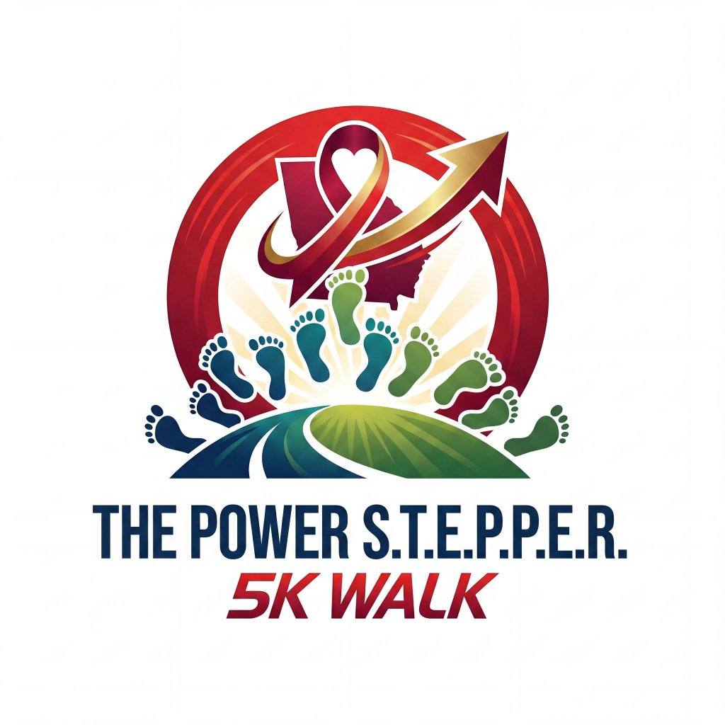POWER S.T.E.P.P.E.R. 5K Walk Logo
