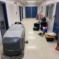 Commercial Cleaning for a School in Galesburg IL