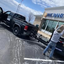 Truck loaded with junk removal haul