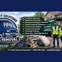 Property Solutions Junk Removal truck and services
