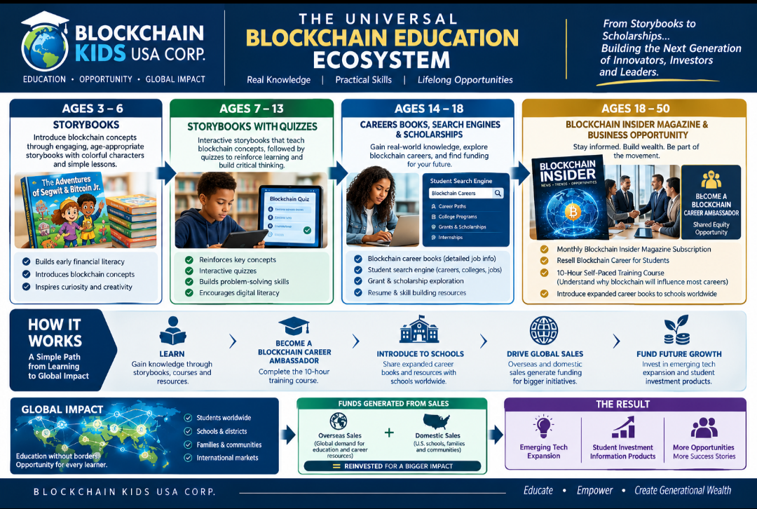 The Universal Blockchain Education Ecosystem