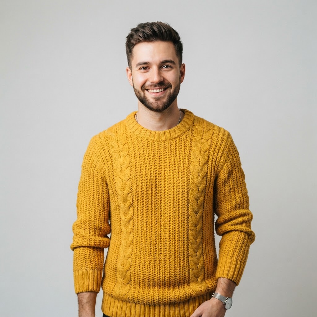 Mustard Knit Sweater