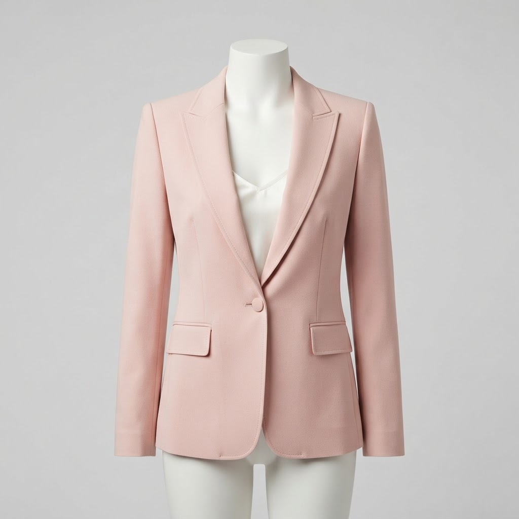 Theory Women's Blush Pink Structured Blazer