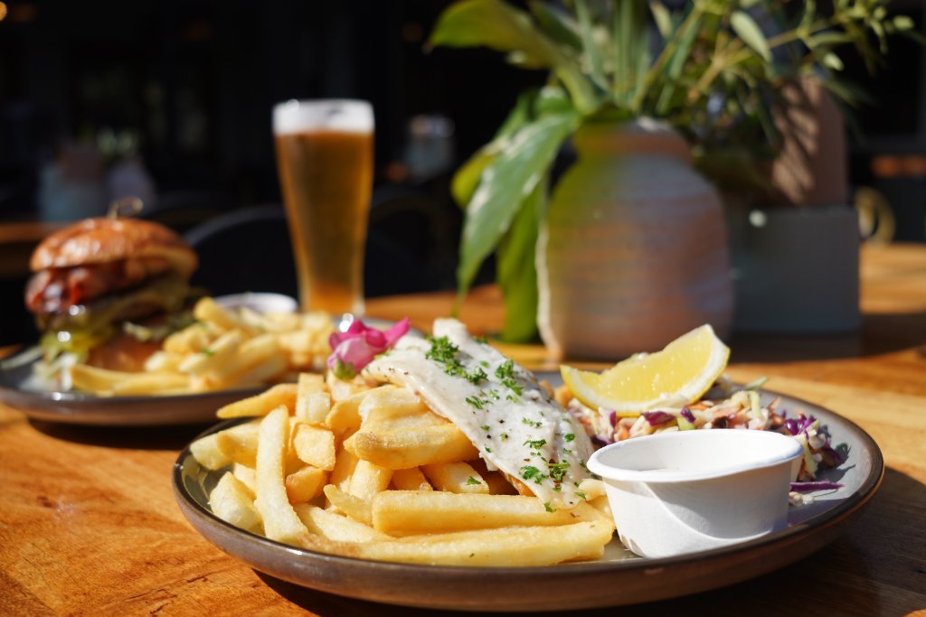 Fish & chips at The 383