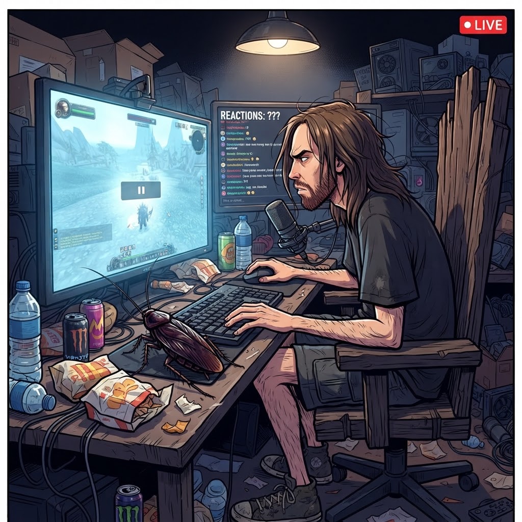 The Uninvited Guest by TripmodeGames — panel 1 of 3